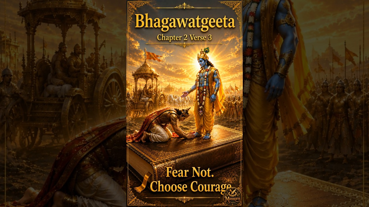 2.03 English Bhagavad Gita Chapter 2 Shlok 3 | Give Up Weakness and Rise