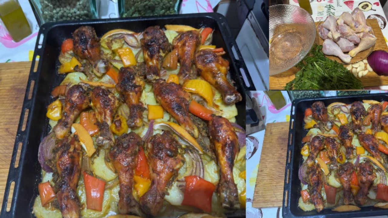 دجاج في الفرن بطريقة ساهلة و لذيذة#food#