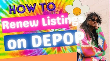 HOW TO REFRESH LISTINGS ON DEPOP