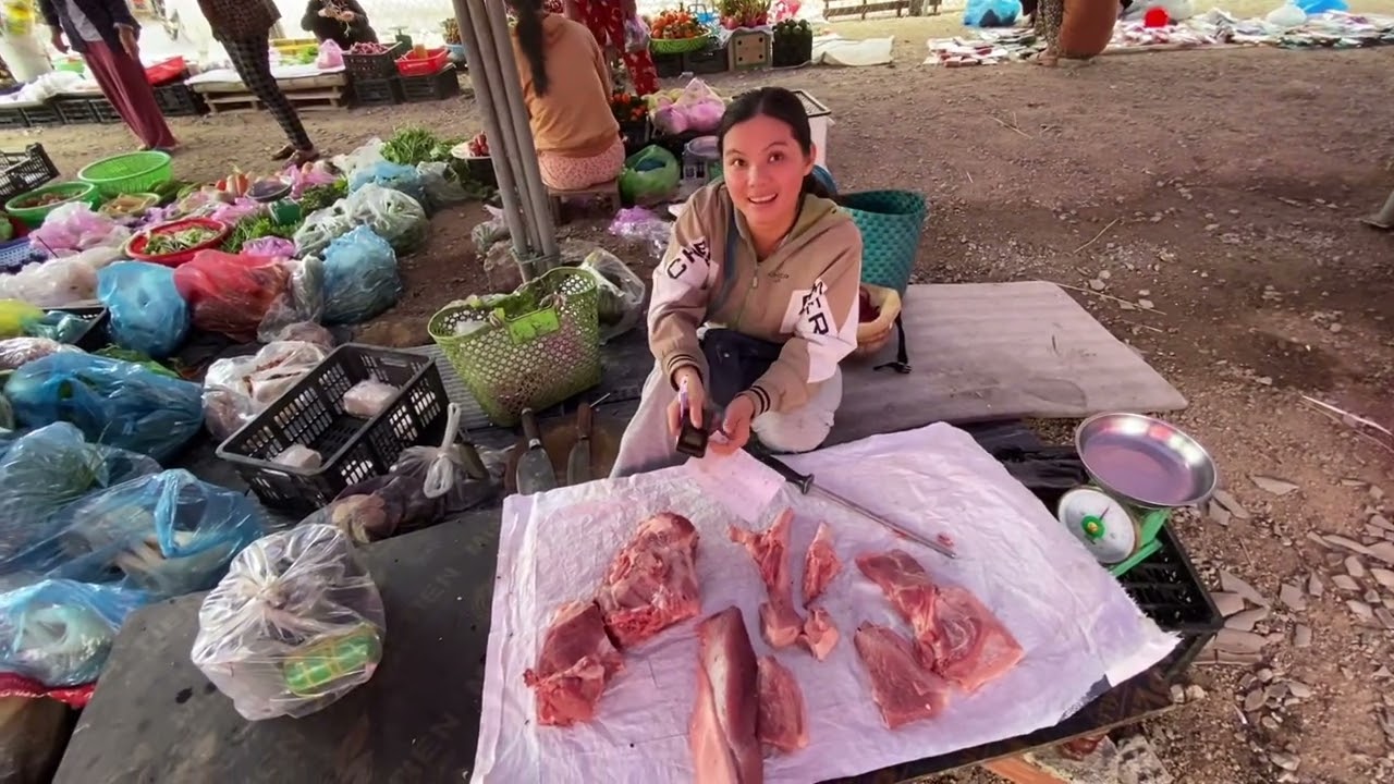 Khám phá chợ Xổm mới thành lập ở quê giá rẻ ít có người biết đến mua hàng 