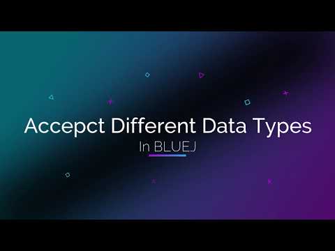 How to accept different types of data types from user using Io package in BLUEJ editor|BLUEJ program