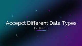 How to accept different types of data types from user using Io package in BLUEJ editor|BLUEJ program