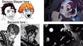 Berserk lore Vs Demon Slayer lore