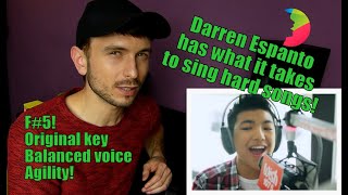 Vocal coach Yazik REACTS to Darren Espanto Chandelier Sia LIVE Cover on Wish FM 107 5 Bus