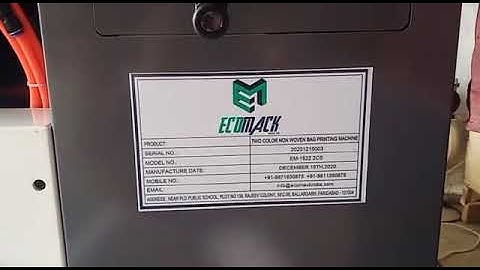 Non Woven Bag Printing Machine +91-9811360875