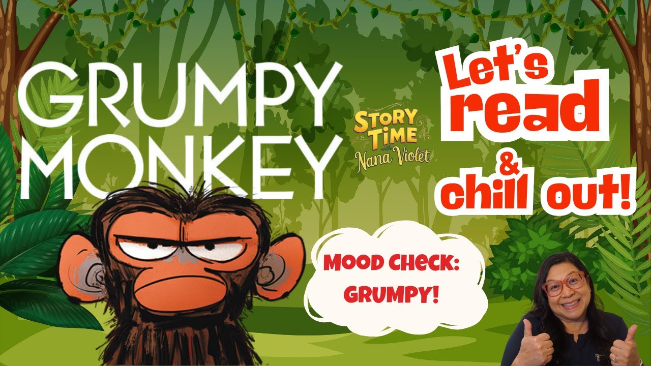 Grumpy Monkey 🐒 | Read Aloud About Big Feelings + FREE Activity Pages ...