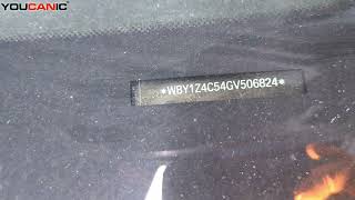 Where to Find the Vehicle Identification Number on a 2013-2021 BMW i3 Bmw Vehicle Identification Number