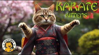 🐈Rock Karate Kittens for Kitmas! (Animated Music Video) #catmemes #animation #kittens