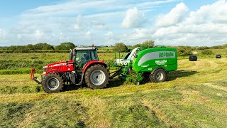 Massey Ferguson 7718 | McHale Fusion 3 Plus | Lets get the grass baled