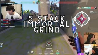 The Return of 5 Stack Immortal Grind with Quarterjade Masayoshi Seanic Sydeon & TrulyTenzin