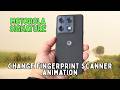 How to change fingerprint scanner animation Motorola Signature