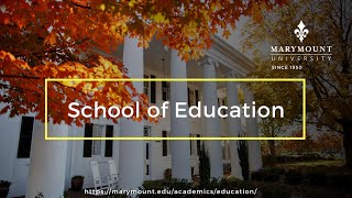 Marymount University School of Education