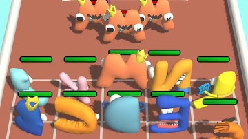 Merge Alphabet Letter Run Part 2 | Merge Battles and Abc lore All Letters A-Z