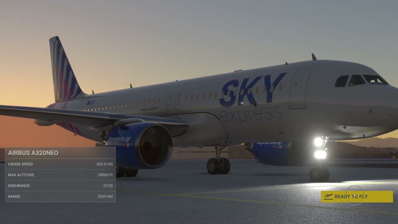 Flight Simulator: Athens to Kithira Island National Airport - FULL FLIGHT (XBOX SERIES X)