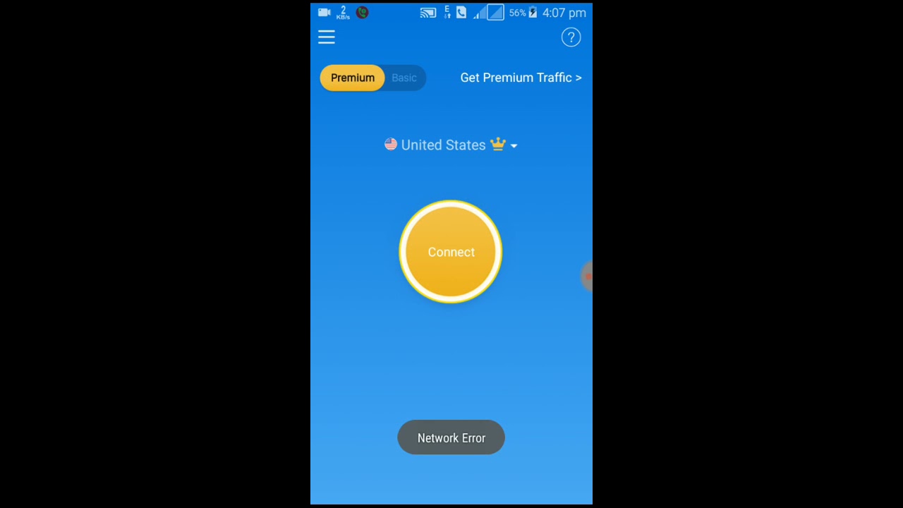 Hack The Limit Of SkyVPN Get Unlimited Premium Traffic MB Up to 1000 GB in SkyVPN