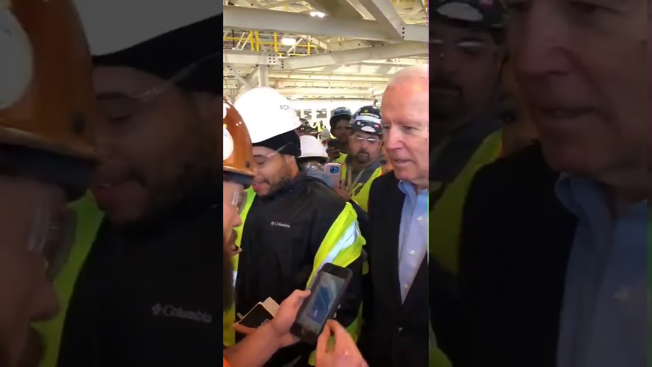 JOE BIDEN TELLS WORKER "YOU'RE FULL OF SHIT "