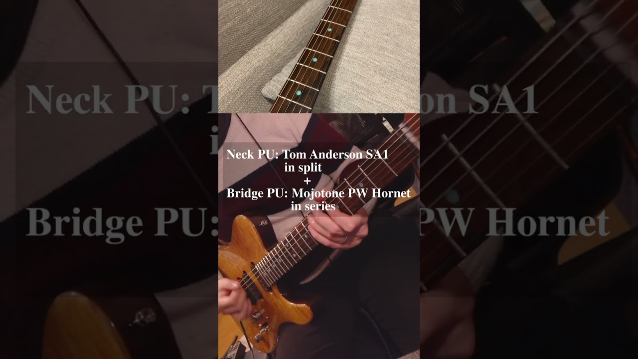 Warmoth Custom Guitar position 4 sound demo 