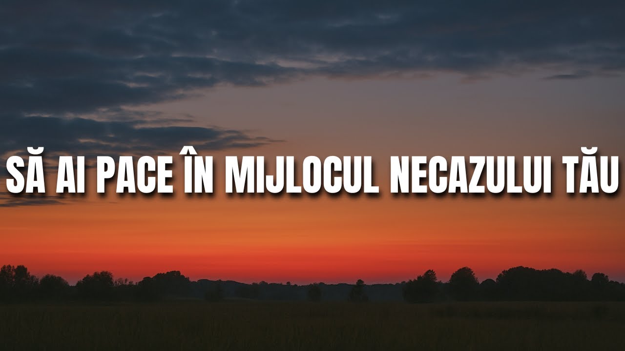 Să ai pace | Cover  | Muzică creștină de încurajare
