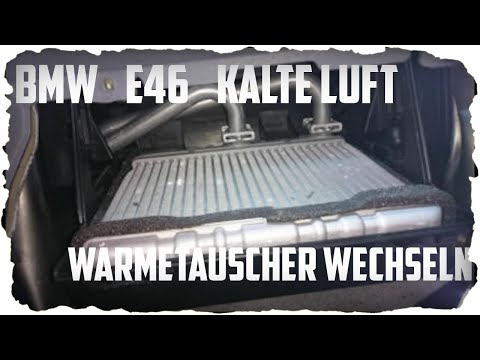 E46 Kalte Luft BMW Wärmetauscher wechseln einfach gemacht 