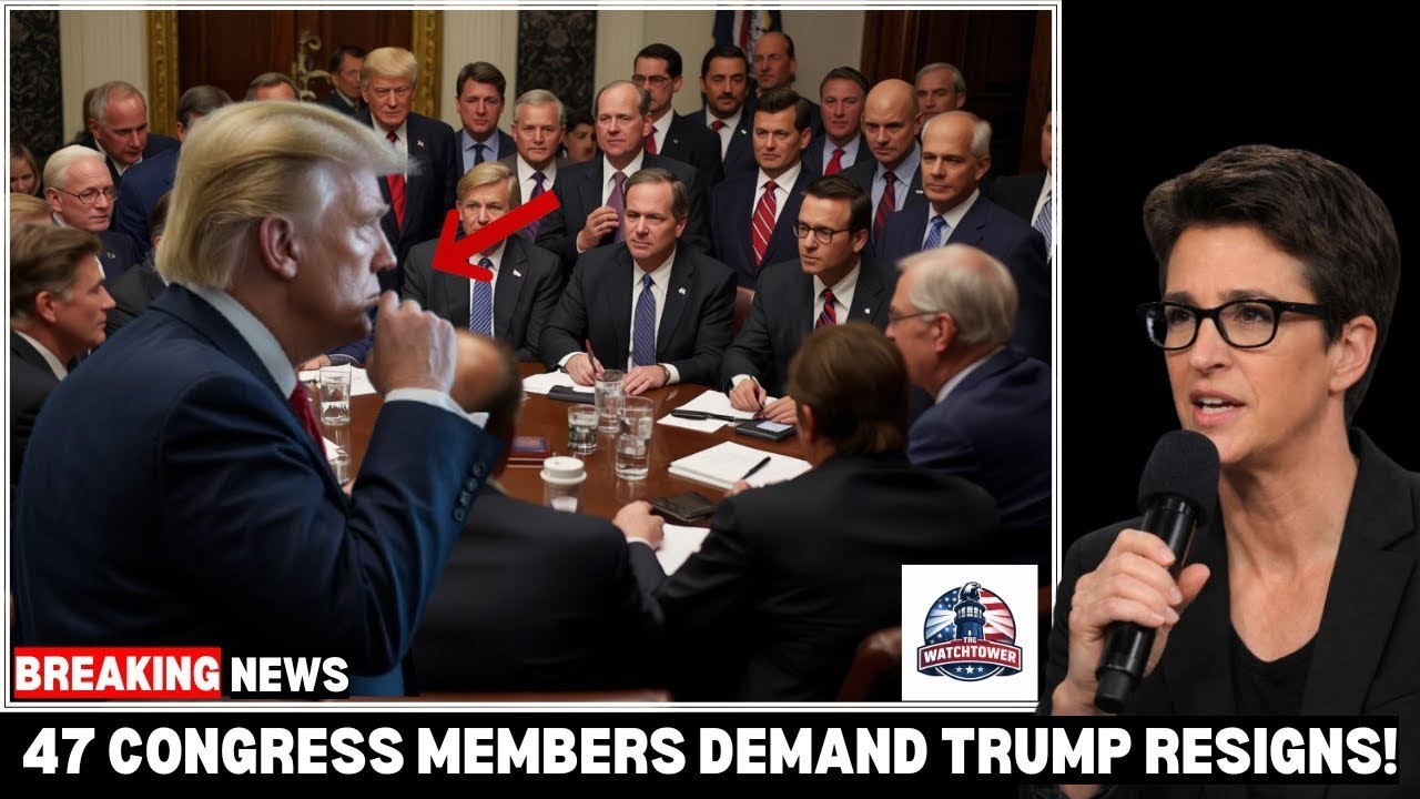 Trump Faces Historic Resignation Demand: 47 Congress Members, Including GOP Leaders, Break Ranks