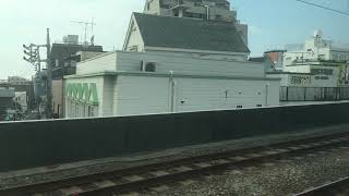 特急 あずさ7号E353系 車窓 新宿→松本/ 中央本線 新宿900発(全車指定化初日)
