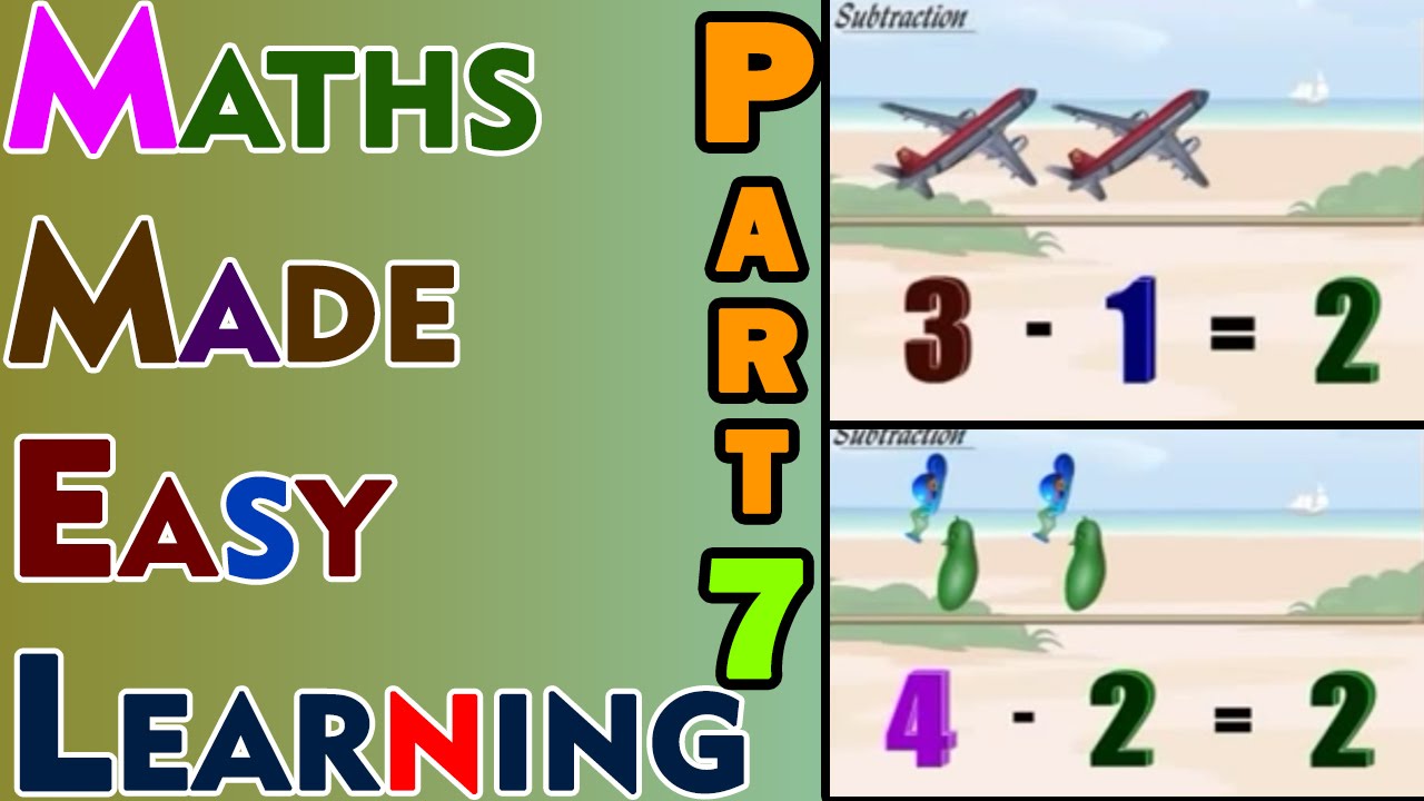 Subtraction || Maths Made Easy Learning Video - YouTube
