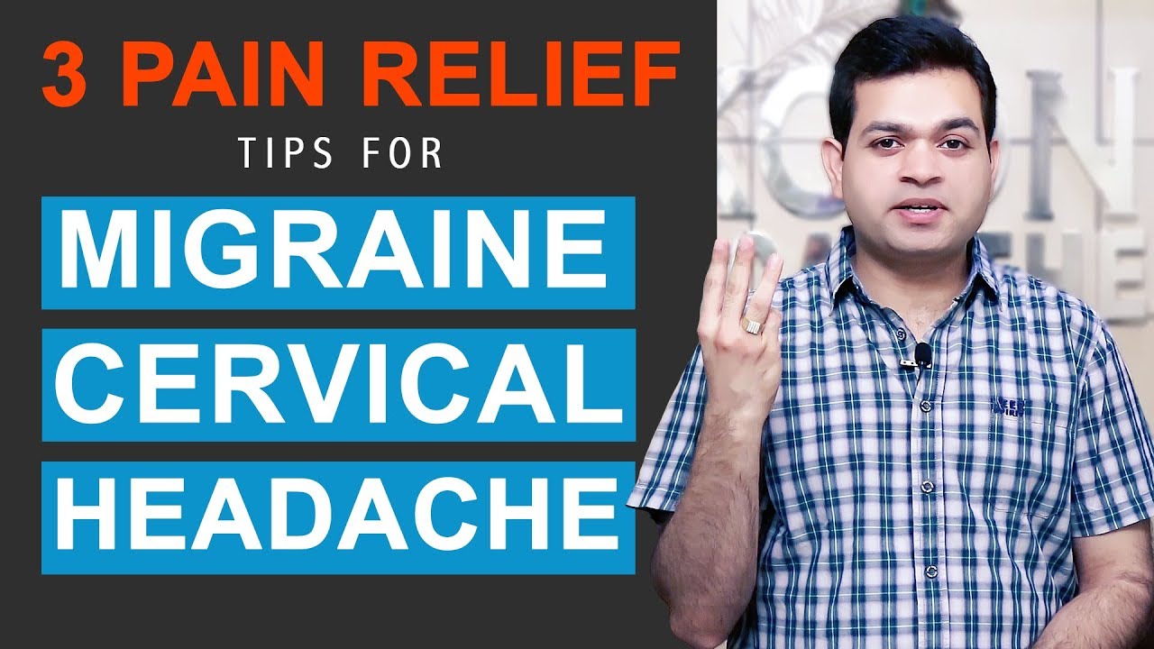 3 Simple Exercises For NECK PAIN RELIEF Best Exercises for HEADACHE