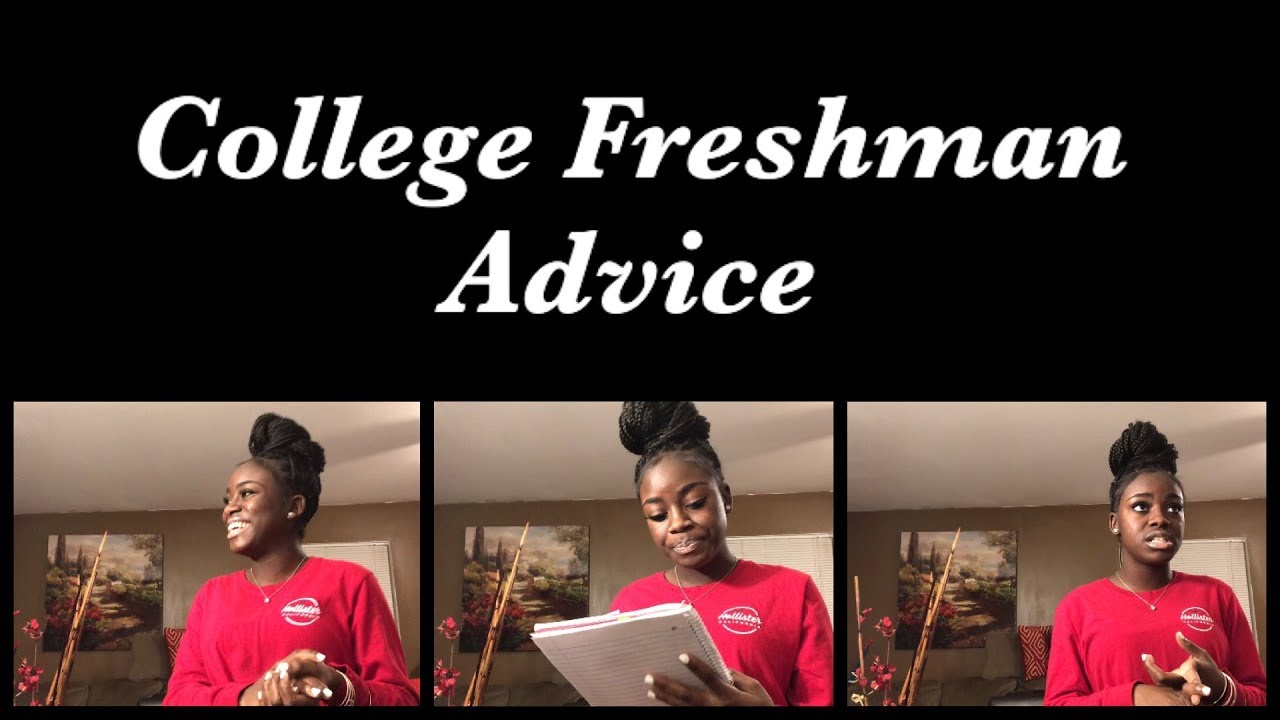College freshman advice - YouTube