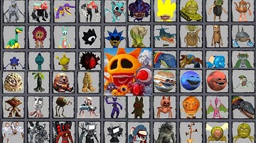 Sandbox in space updated all new characters wakes up monster italian brainrot 😱 chasing nextbots 🔥