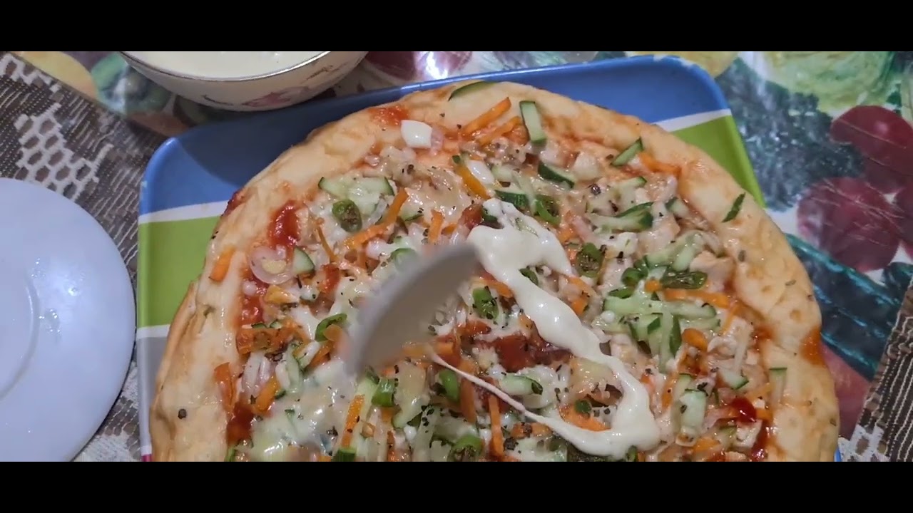 Super delicious mayonnaise pizzaFor recipe check out the description box YouTube