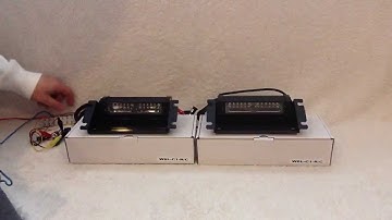 Pair of Synchronized 2-Color Dual Linear 6 Dashlights Demo from VASLights.com | RED/WHITE