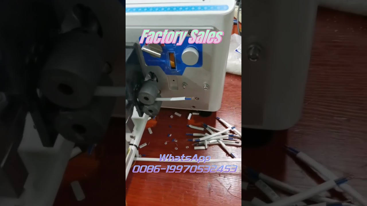 Automatic Wire Cutting Stripping Twisting Machine For Electric Wire and 2 Cores Flat Cable