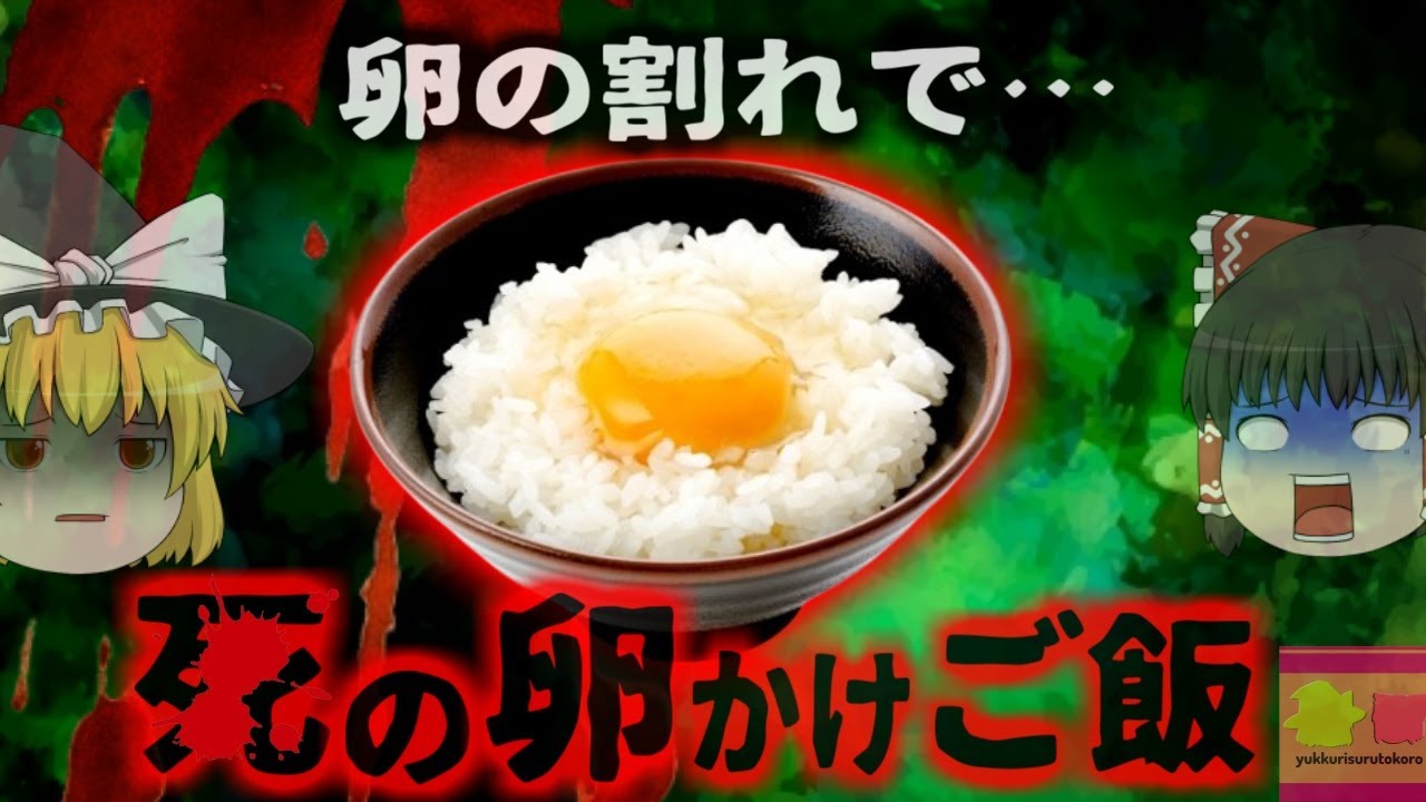 『死の卵かけご飯』安全なハズの生卵で何故食中毒に？管理を間違うと命の危険もある生卵…事故がきっかけで規制強化にも【ゆっくり解説】