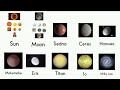 LEARN SPACE AND UNIVERSE VOCABULARY KIDS 