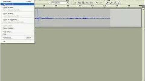 Audacity Sound Editing and Lame install