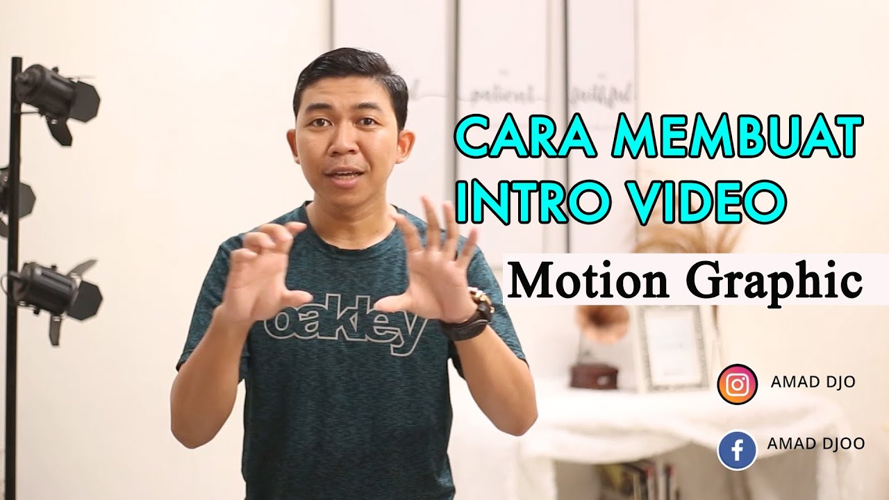 CARA MEMBUAT INTRO VIDEO DENGAN MOTION GRAPHIC || ADOBE PREMIERE PRO ...