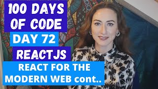 LEARN REACT FOR MODERN WEB APPS  | DAY 72 | PROPS | SEAN WASSELL| 100 DAYS OF CODE | LILLY CODE