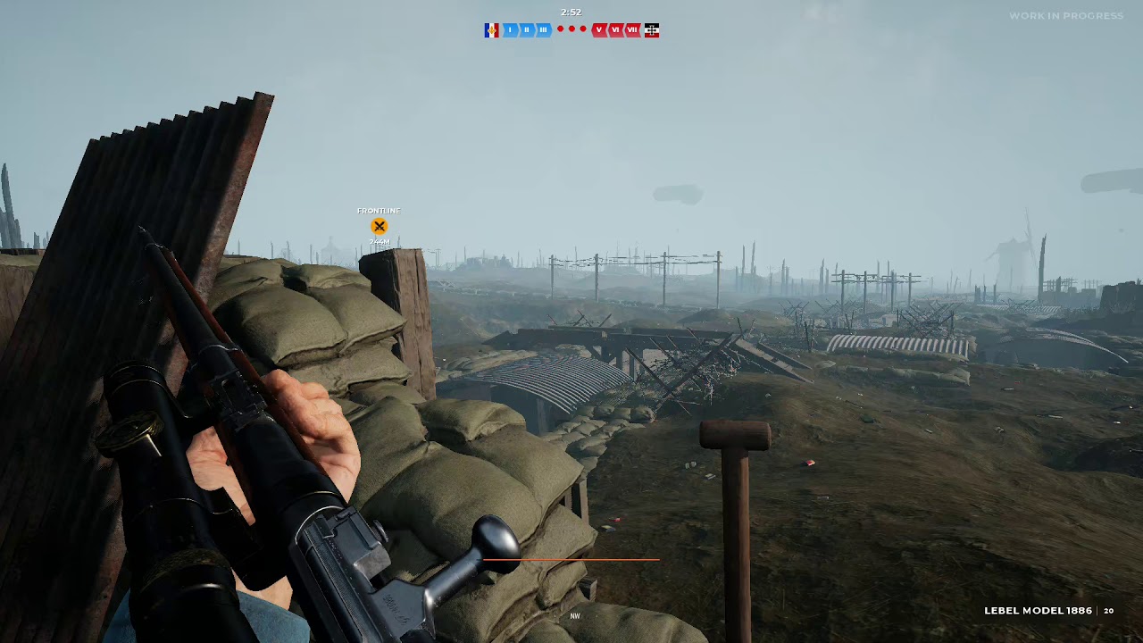 Beyond the wire French sniper