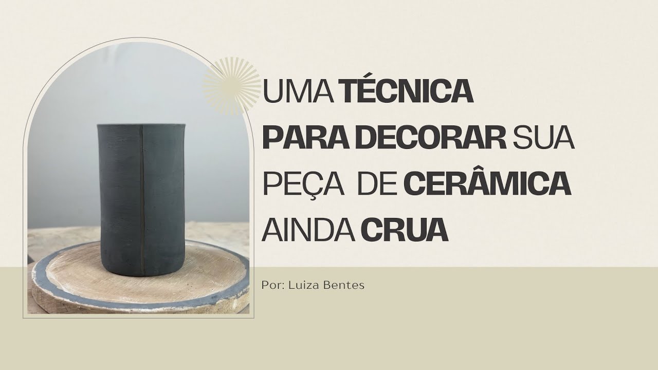 Aprenda a aplicar ENGOBE na sua peça de argila