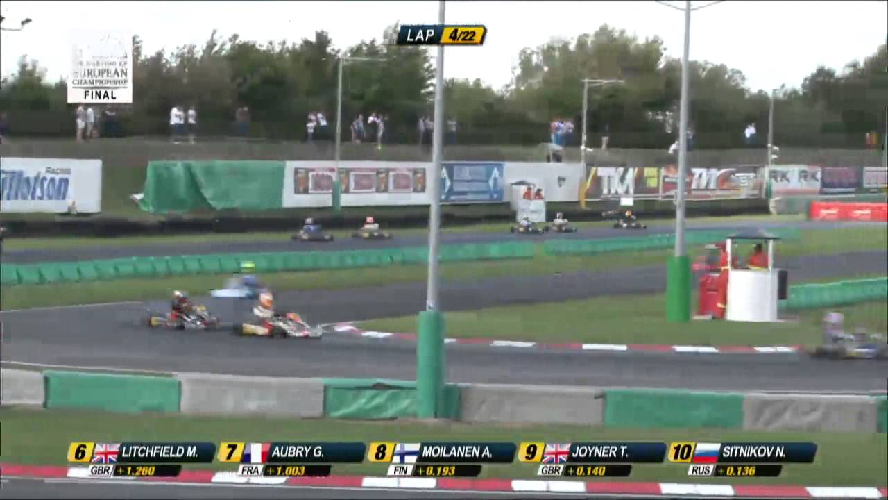 CIK FIA EUROPEAN CHAMPIONSHIP 2014 EVENT 6 ROUND4 KF FINAL