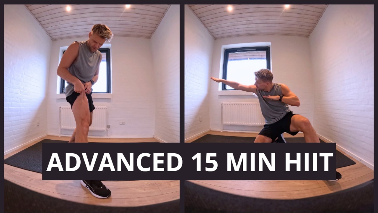 ADVANCED 15 MIN HIIT | High Intensity, No Equipment (Burn Fat Fast)
