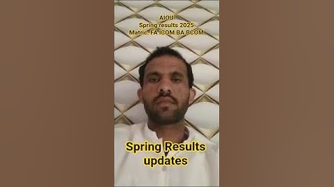 AIOU results spring 2025 |  Matric FA ICOM BA BCOM  | AIOU news #aiou #shortvideo #aiouupdates