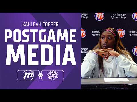 Kahleah Copper Postgame Media Avail at. Connecticut Sun | August 7, 2026