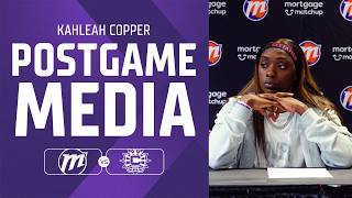 Kahleah Copper Postgame Media Avail at. Connecticut Sun | August 7, 2026