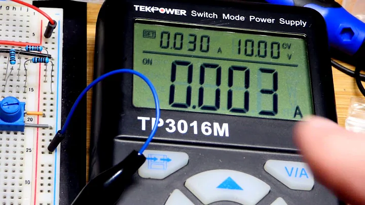 Learning electronics voltage divider using trimpot fixed and light dependent resistor LDR