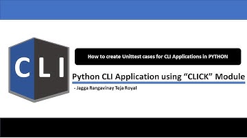 [4] How to Write Unit Tests for Python CLI Applications | Testing Command-Line Tools | Vinay Jagga