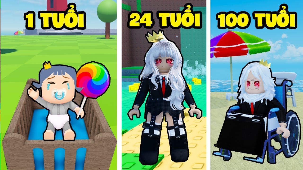 SAMMY PARKOUR TỪ 1 TUỔI ĐẾN 100 TUỔI TRONG ROBLOX