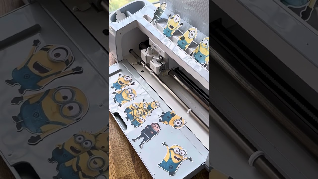 MINION CAKE TOPPER USING CRICUT MAKER 3