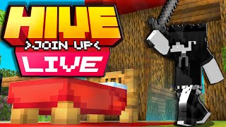 🔴MINECRAT HIVE LIVE! | WITH VIEWERS!! |PLUS 1V1’S AND CS’S!!