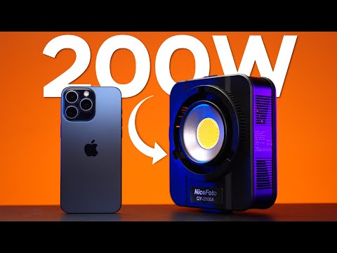 Best Cheap Portable COB Light! NiceFoto QY 2000A Review